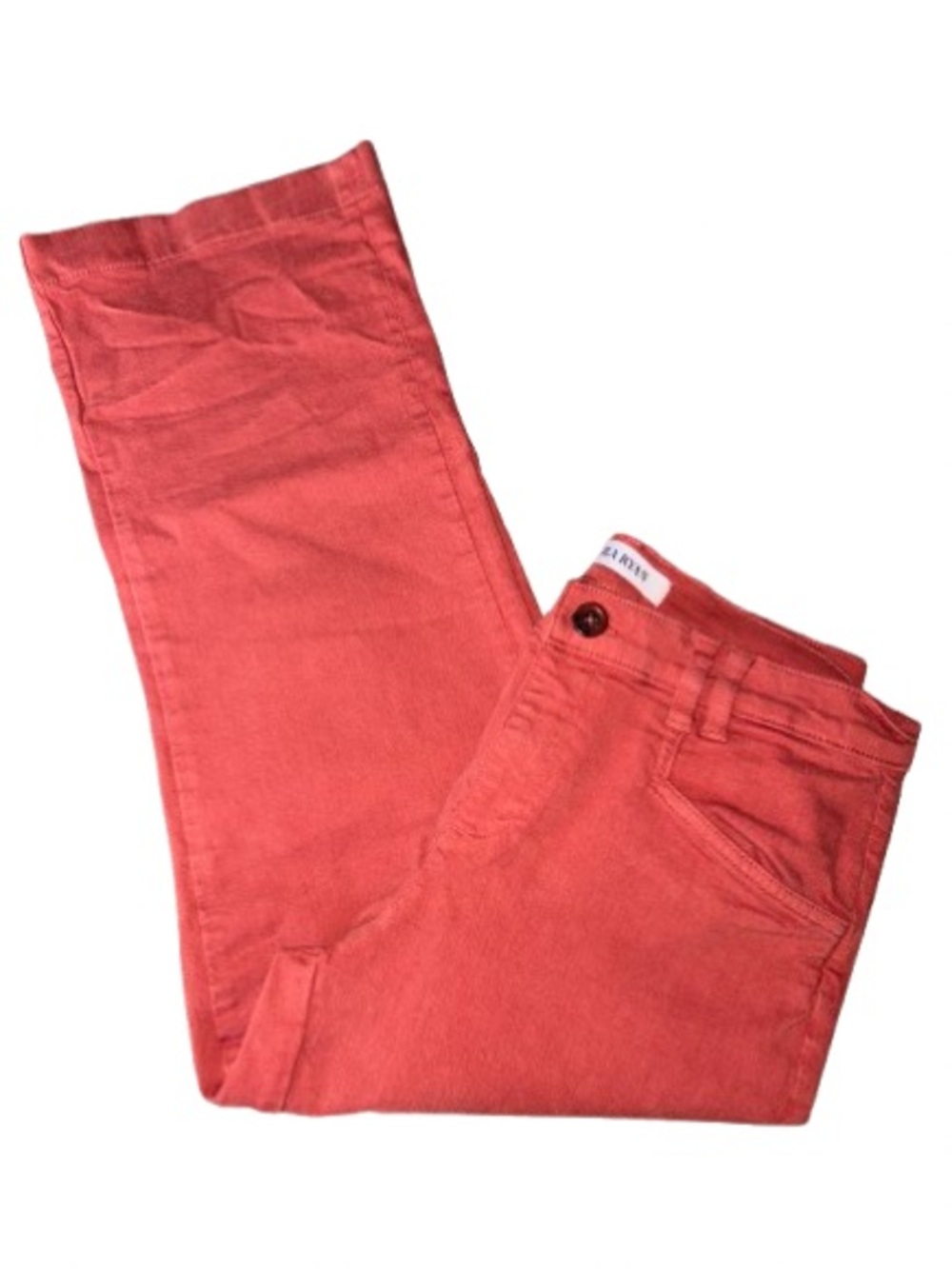 LILA RYAN Alex burnt brick straight leg denim size 8